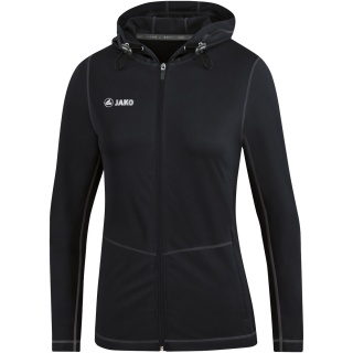 JAKO Running Jacket (Full-Zip Hooded Jacket) Run 2.0 black Women